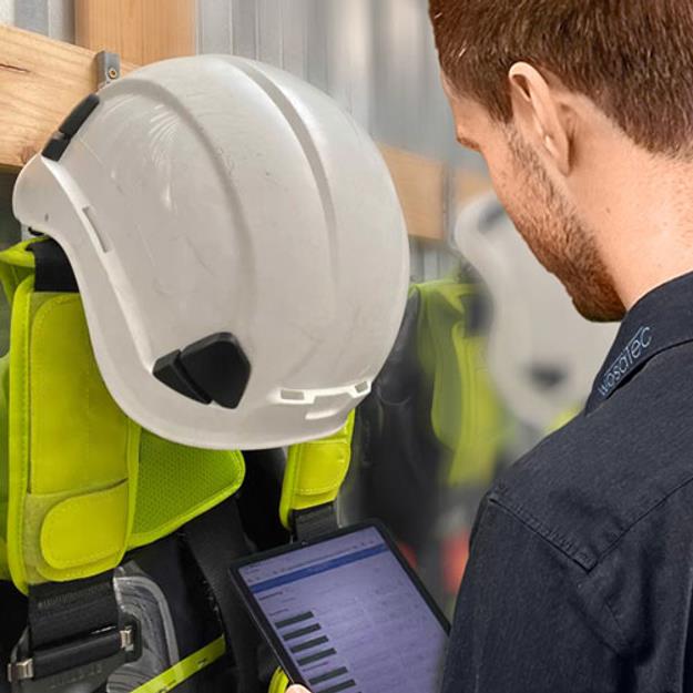 Sicher in jeder Höhe: wosatec digitalisiert die Prüfung von Persönlicher Schutzausrüstung gegen Absturz (PSAgA) Sicher in jeder Höhe: wosatec digitalisiert die Prüfung von Persönlicher Schutzausrüstung gegen Absturz (PSAgA)