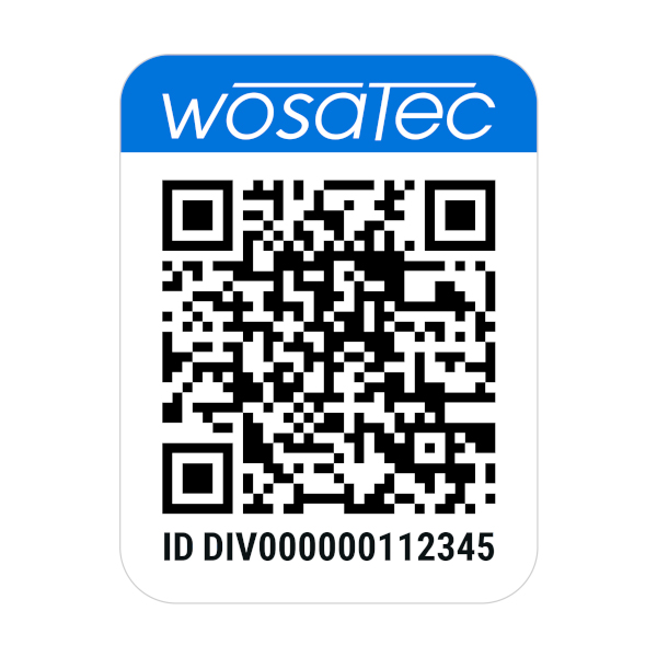 QR-Code-Etiketten, MINI  | 100 Stk. | 20 mm x 15 mm QR-Code-Etiketten, MINI  | 100 Stk. | 20 mm x 15 mm