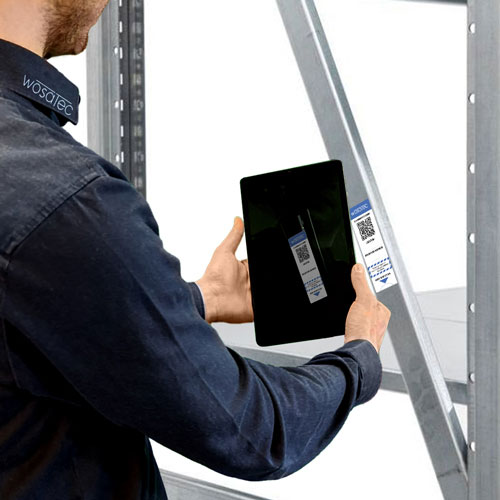 Cyfrowa inspekcja regałów i systemów regałowych z aplikacją wosatec