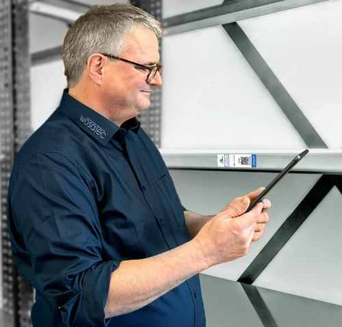 Cyfrowa inspekcja regałów i systemów regałowych z aplikacją wosatec